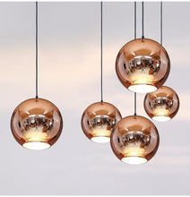 Copper GLobe Pendant Light
