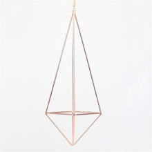 Rose Gold Hanging Planter