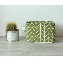 Geometric Linen Storage