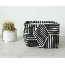 Geometric Linen Storage