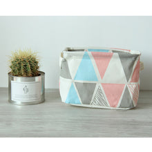 Geometric Linen Storage