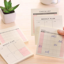 Weekly Planner Post It Notes
