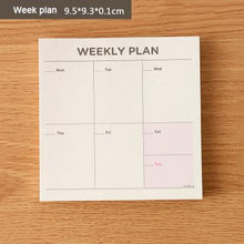 Weekly Planner Post It Notes