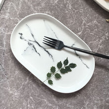 Marbled Dinner Plate
