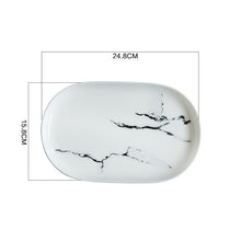 Marbled Dinner Plate