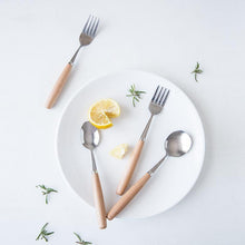 Beech Wood Handled Cutlery