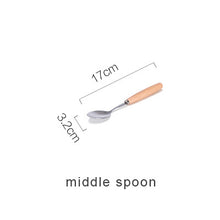 Beech Wood Handled Cutlery