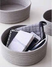 Woven Cotton Storage Baskets