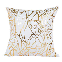 Gold Print Pillows