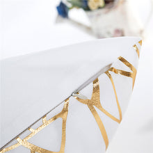 Gold Print Pillows