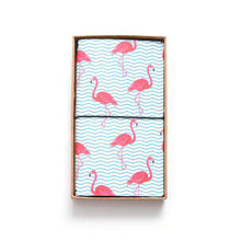 Strolling Flamingo Leather Journal